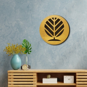 Wall panel - Round leaf - L