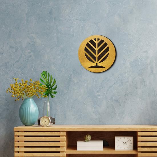 Fali panel - Kerek levél - S