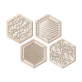 Picture 2/2 -Wall panel - Hexagon set 4